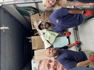 Maltese Movers crew, a firefighter-owned moving company in College Station, TX